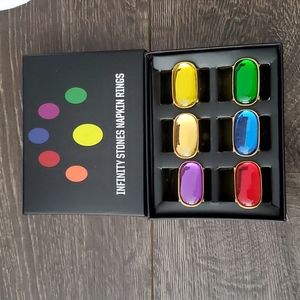 Marvel Infinity Stones Napkin Rings - Avengers END GAMES Lootcrate Exclusive